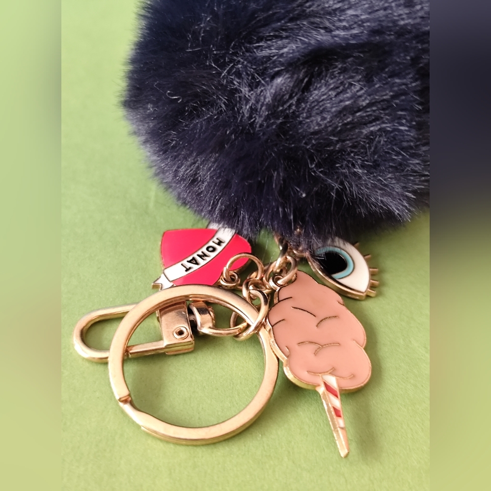 3/$25💙Monat  POM POM Key Chain & Charms